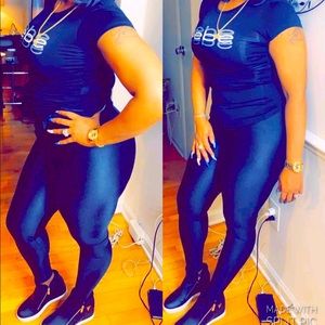 Glossy Black Leggings